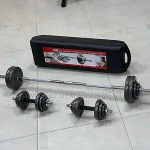 50kg Dumbbell and Barbell Set