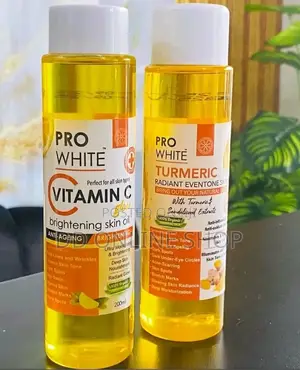 PRO White Tumeric, PRO White Vitamin C Original.
