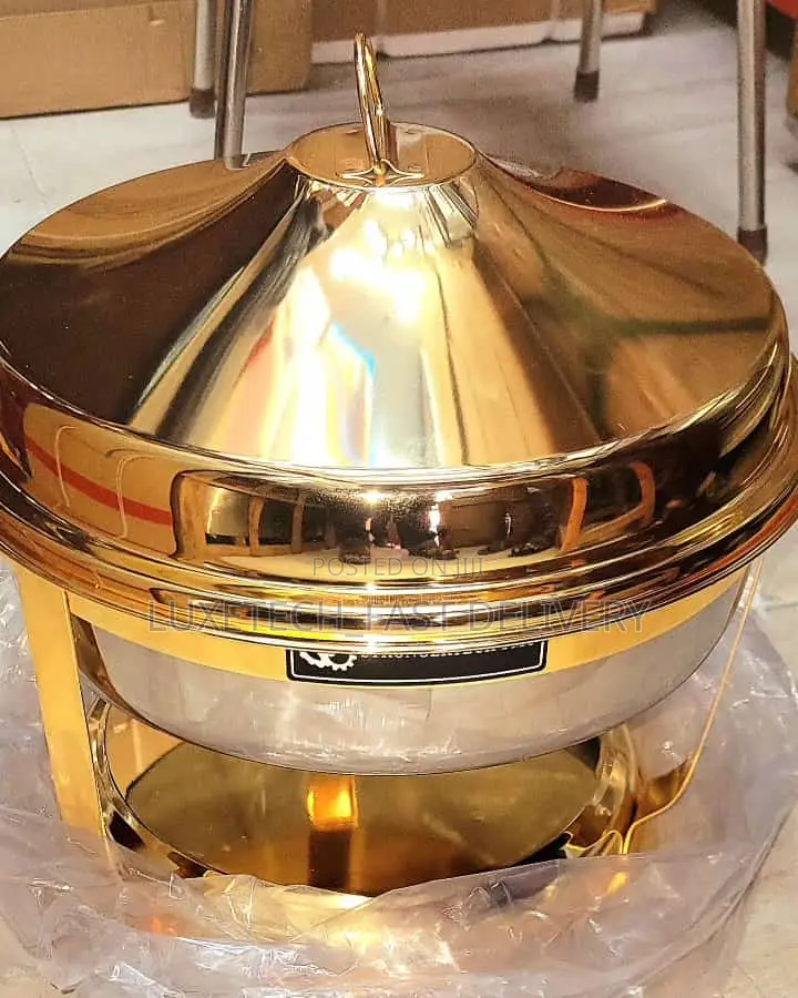 Stainless Steel Gold Buffet Stove |Chafing Dish |Saving Dish