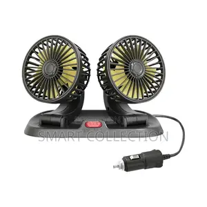 360° Adjustable Dual Head Air-Vent Motor Vehicle Fan