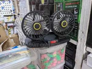 360° Adjustable Dual Head Air-Vent Motor Vehicle Fan