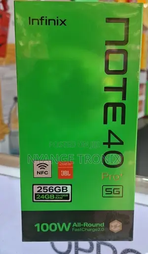 New Infinix Note 40 Pro 5G 256 GB