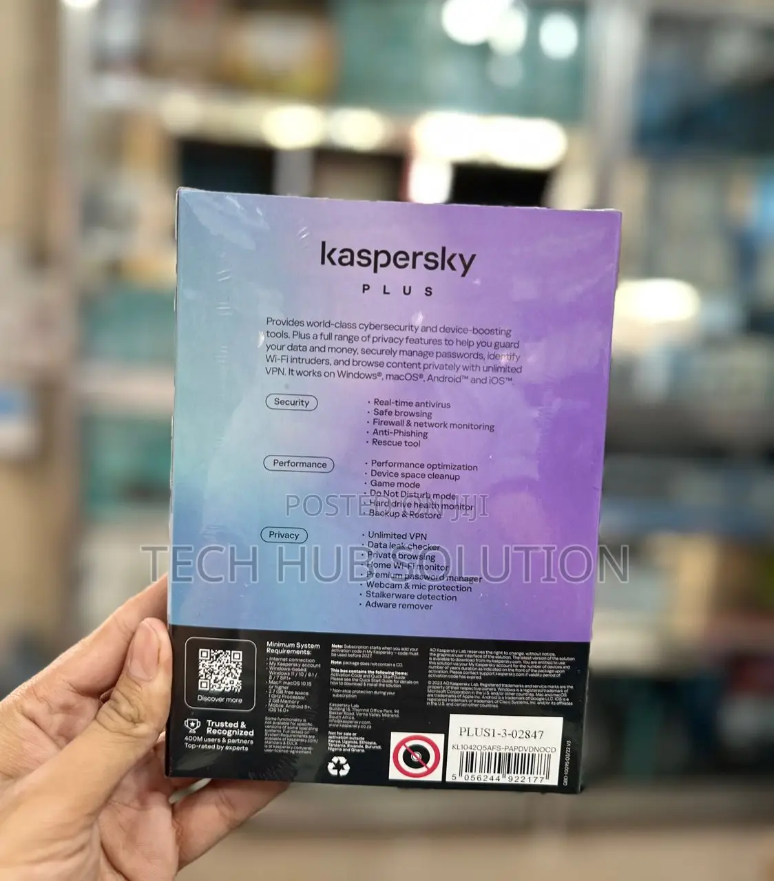 Brand New Kaspersky Plus Anti Virus 1 User