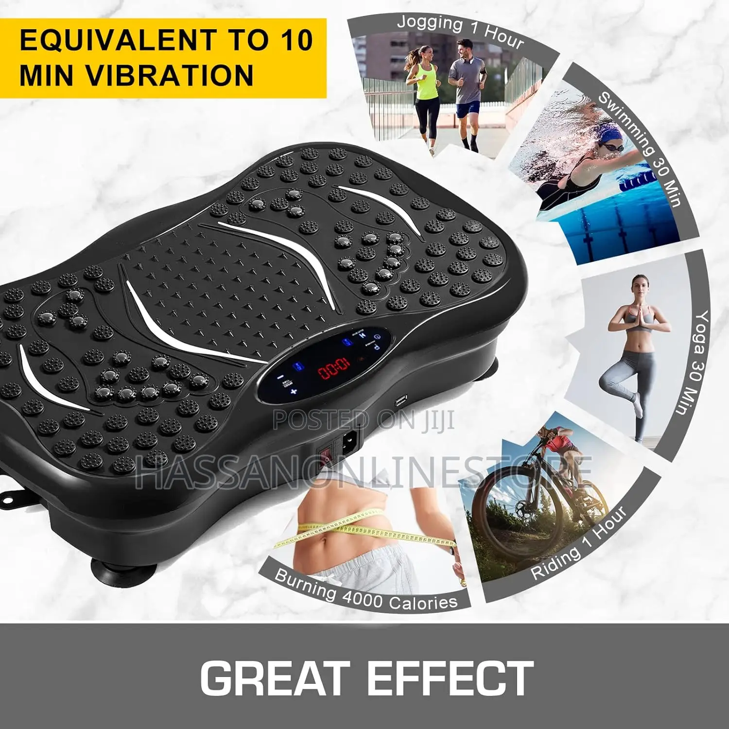 Ultrathin Body Slimmer Vibration Plate Exercise Machine