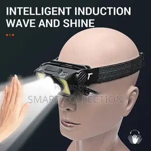 Rechargeable Waterproof Headlamp With Motion Sensor