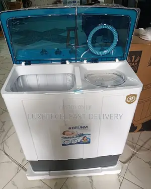 Bruhm Washing Machine 14kg Twin Tub Semi-Auto