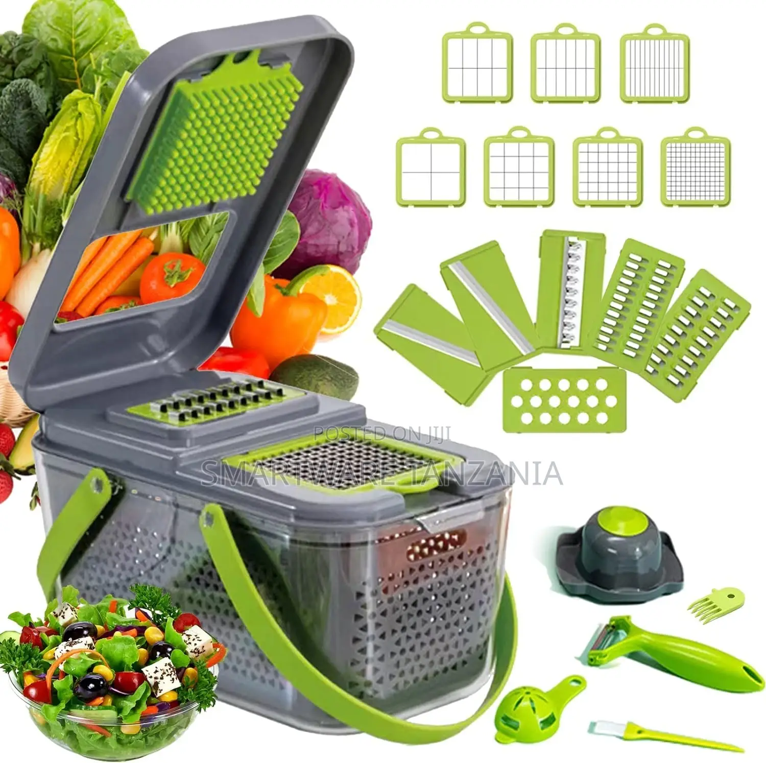Vegetable Chopper Slicer, Food Chopper Veggie Slicer Cutter