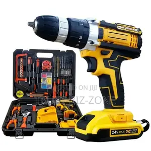 Drill Tool Box Kit 2battery