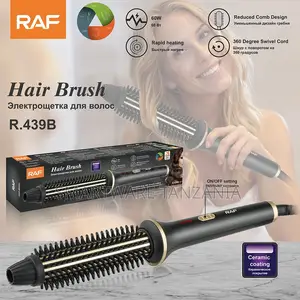 Hot Brush Hair Straightener Electric Pressing Comb Portable
