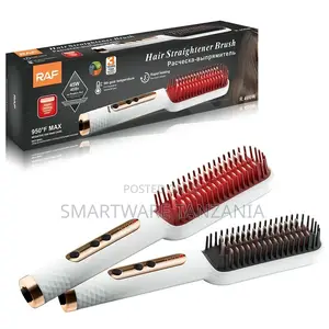 Ionic Straightening Brush With Integrated Comb Quick Heating