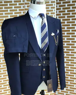 Suti Za Kiume | Men's Suits | Dark Blue Suits
