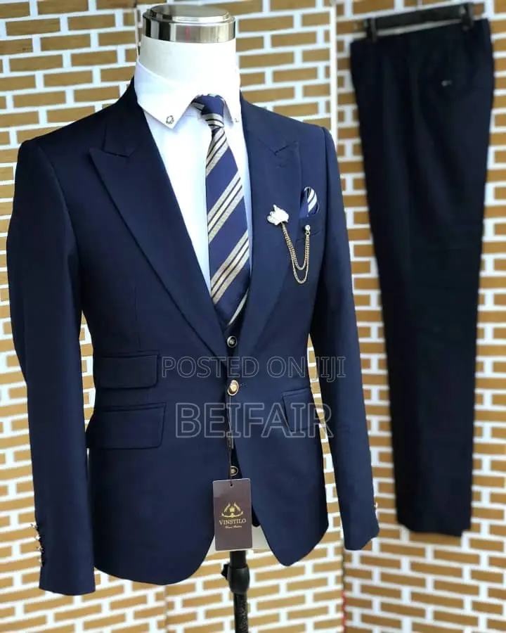 Suti Za Kiume | Men's Suits | Dark Blue Suits