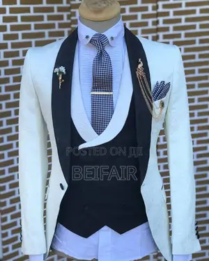 Suti Za Kiume | Men's Suits | Black and White