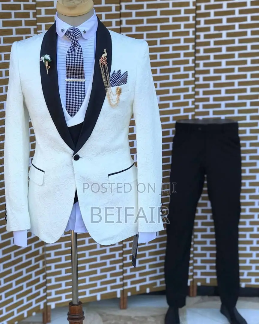 Suti Za Kiume | Men's Suits | Black and White