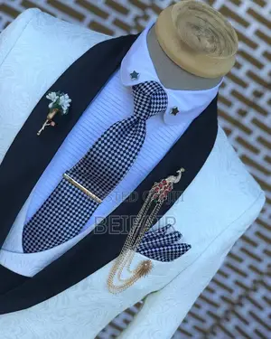 Suti Za Kiume | Men's Suits | Black and White