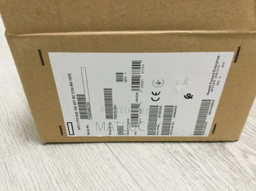 Hpe 2.4tb Sas SFF Bc 512E Mv HDD