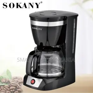 Coffee Machine Automatic Shut-off, Permanent Filter, Glass