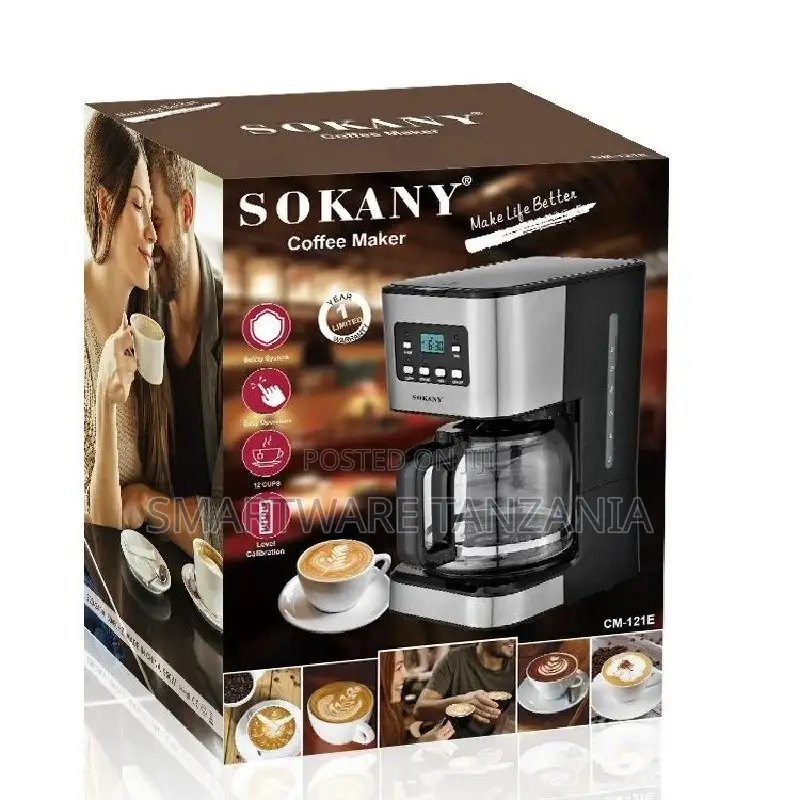 Coffee Machine, Coffee Maker With Reusable Filter For Home