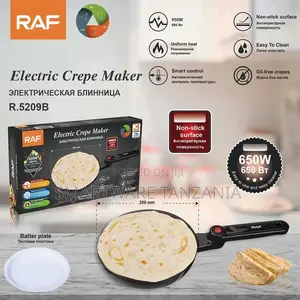 Electric Crepe Maker Perfect For Thin Pancakes Without Oil