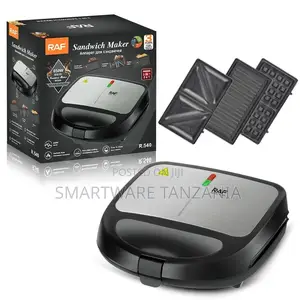 3-in-1 Sandwich Maker, Contact Grill, Waffle Iron, Sandwich