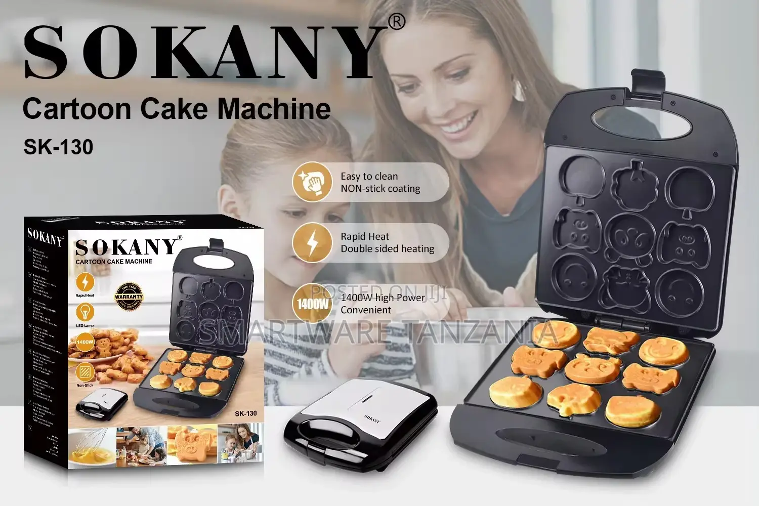 Sokany Cake Machine 9 Cartoon Mold