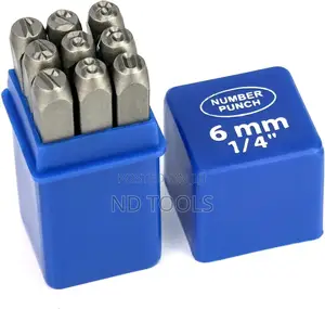 Fine Steel Number Punch 6MM