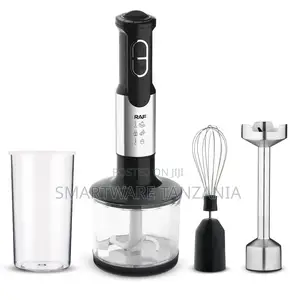 3 In 1 Hand Blender With Electric Whisk 650ml Chopper