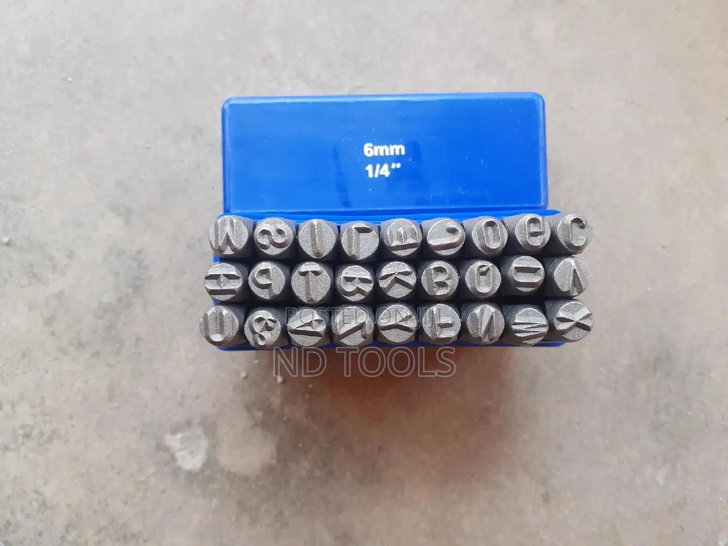 Fine Steel Letter Punch 6MM