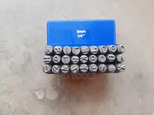 Fine Steel Letter Punch 6MM