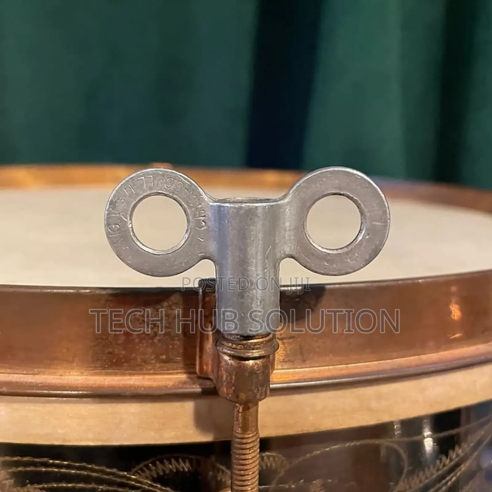 Drum Key Lock-Black Metal