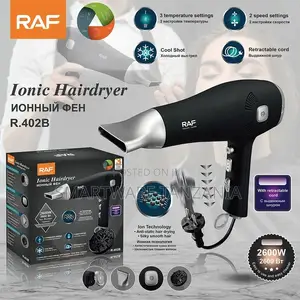 Professional Hair Dryer With Ac Motor, Concentrator Diffuser