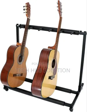Black Guitar Floor Stand