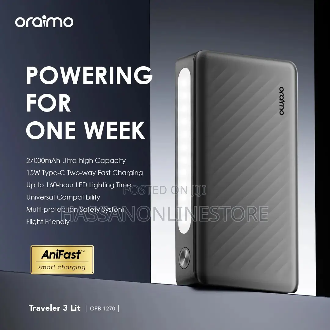 Oraimo Traveler 3 Lit 27000mah 15w Power Bank
