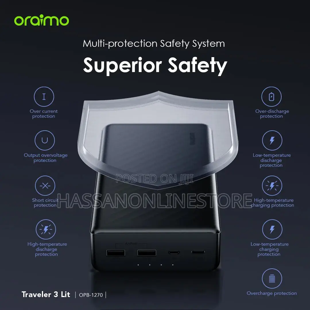 Oraimo Traveler 3 Lit 27000mah 15w Power Bank