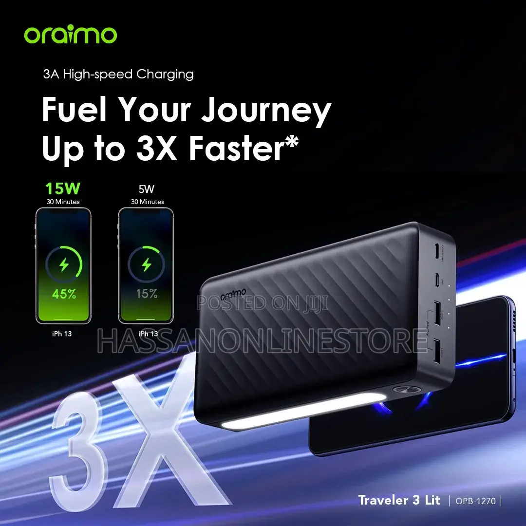 Oraimo Traveler 3 Lit 27000mah 15w Power Bank