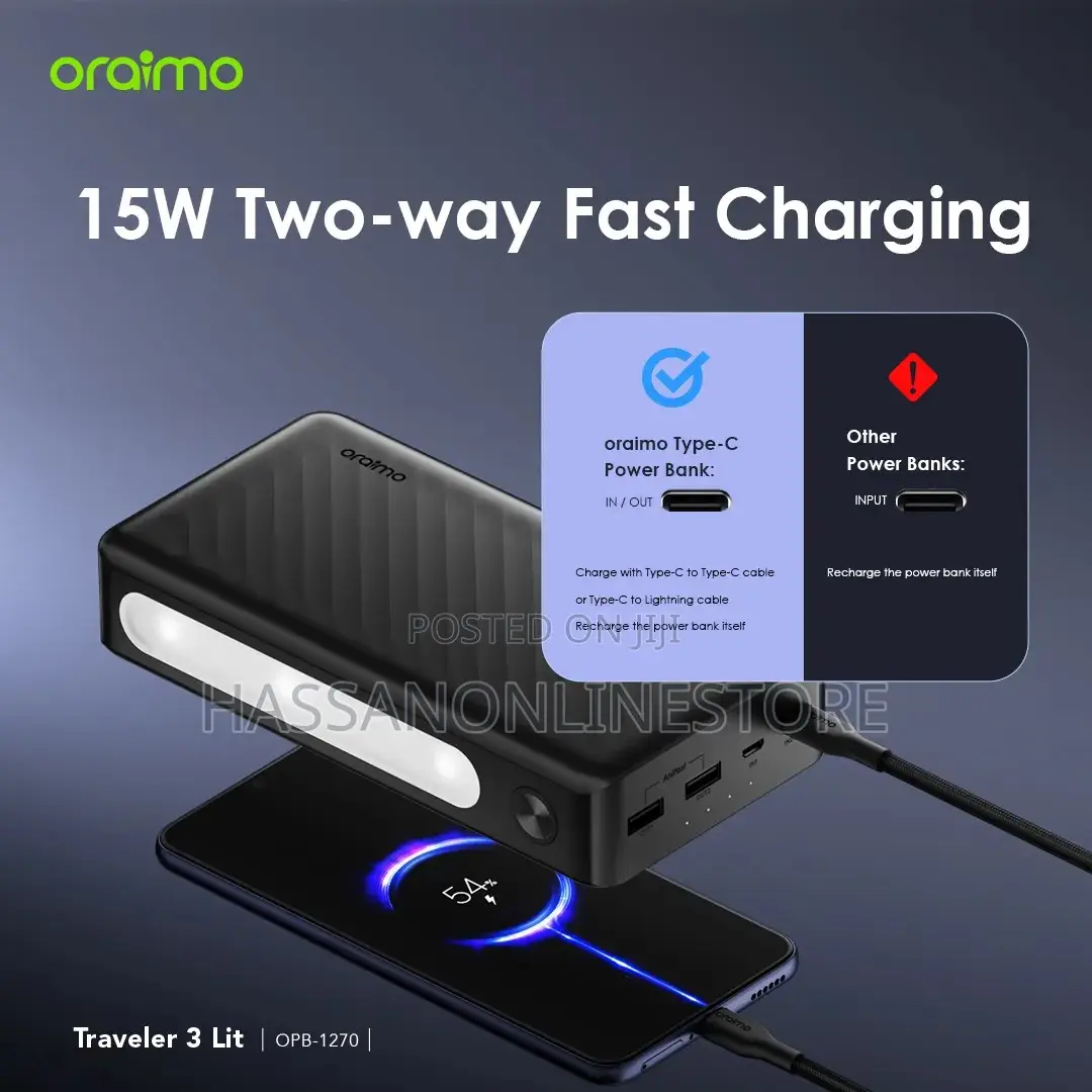 Oraimo Traveler 3 Lit 27000mah 15w Power Bank