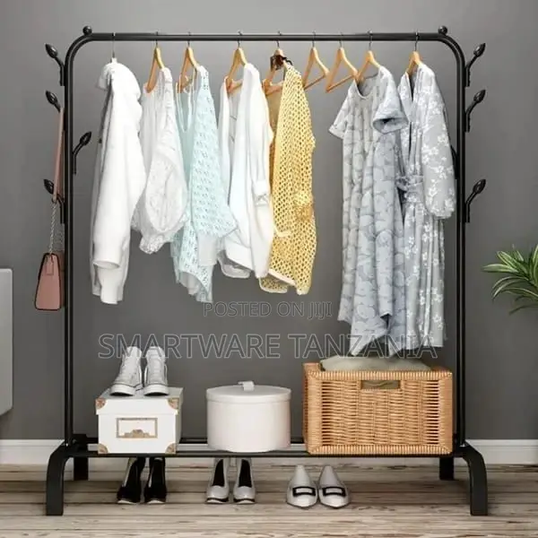 Garment Rack Freestanding Hanger Bedroom Clothing Rack
