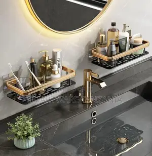 Adhesive Shower Organizer for Bathroom Storage Home Decor