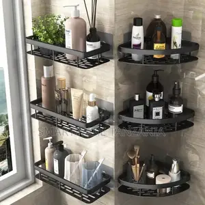 Aluminum Alloy Shampoo Rack Makeup Storage Organizer Shower