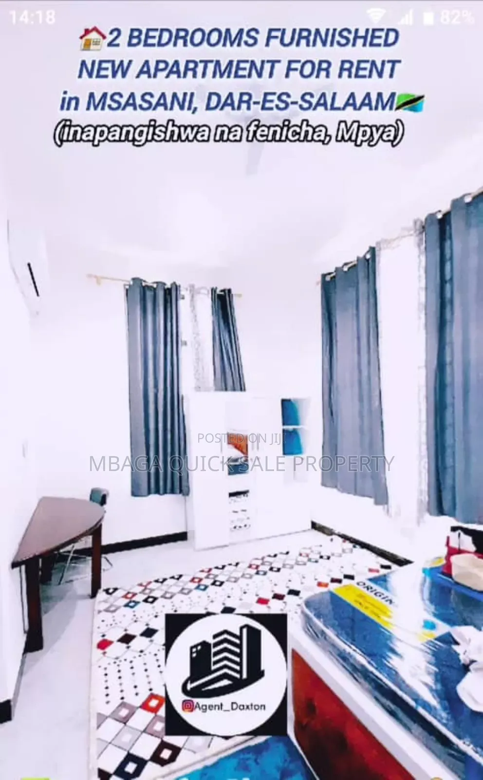 Furnished 2bdrm Apartment in Msasani for rent