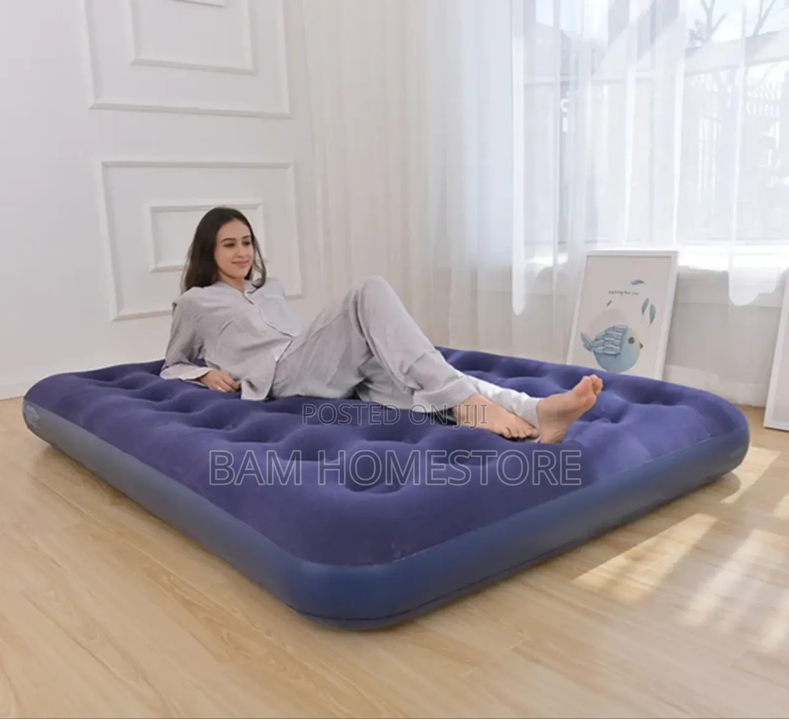 Inflatable Airbed Ya Mtu Mmoja(Ft 2.5*6)