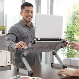 Folding Side Table For Laptop, Table With Mouse Tray