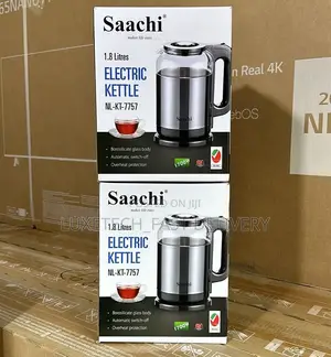 1.8L Borosilicate Glass Electric Kettle Smart LED Indicator