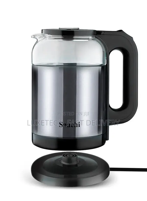 Saachi 1.8L Borosilicate Electric Kettle With LED Indicator