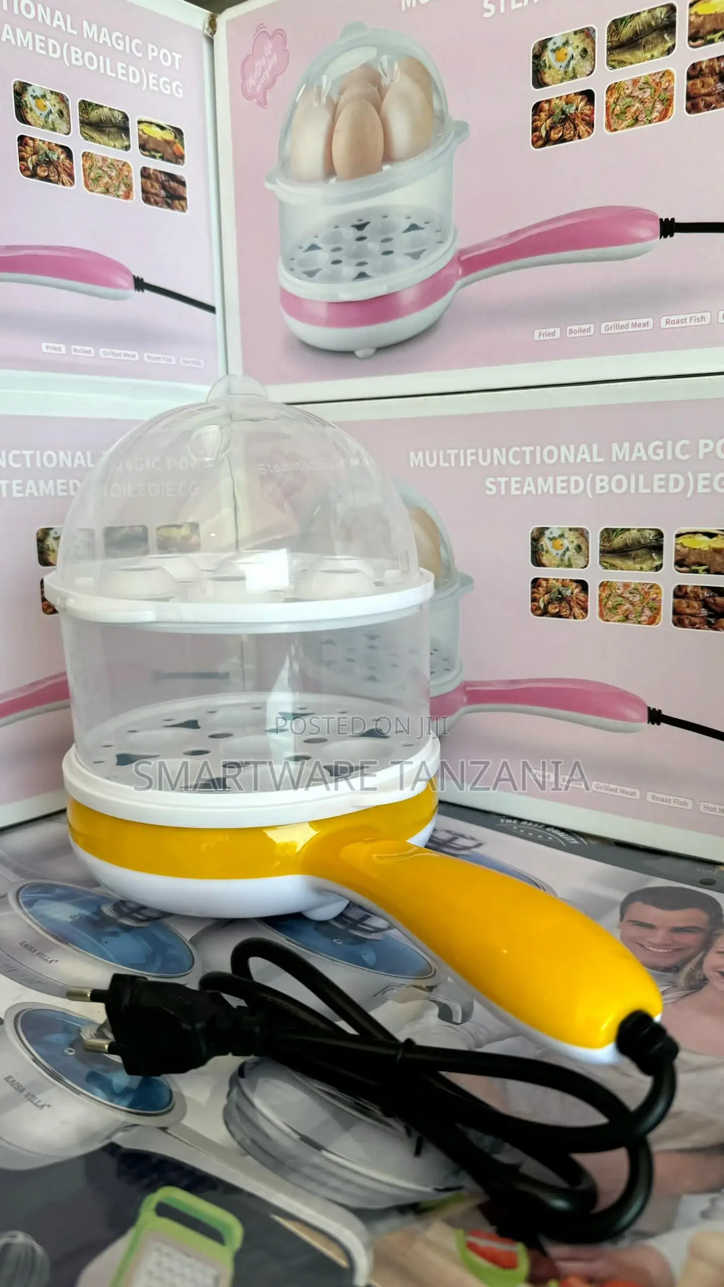 Double Layer Egg Boiler And Steamer For Home Kitchen Tools