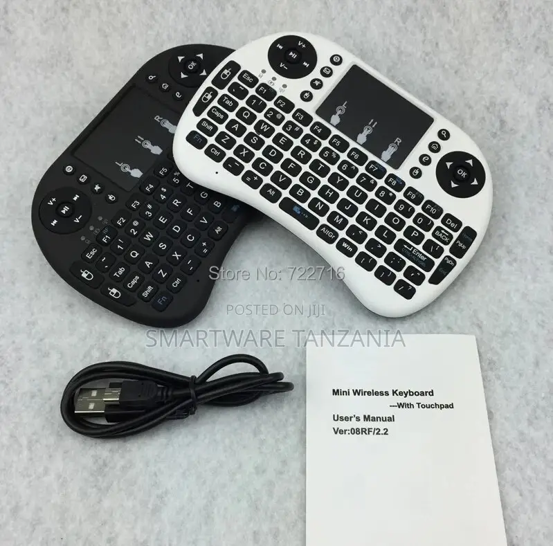 Wireless Keyboard With Touchpad Keyboard Mouse Combo TV Box