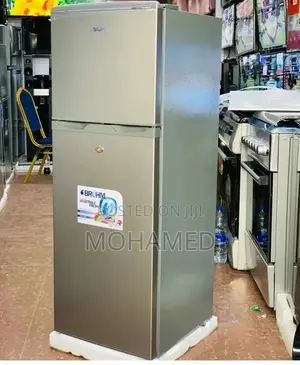 Bruhm Double Door Fridge/Friji 138L