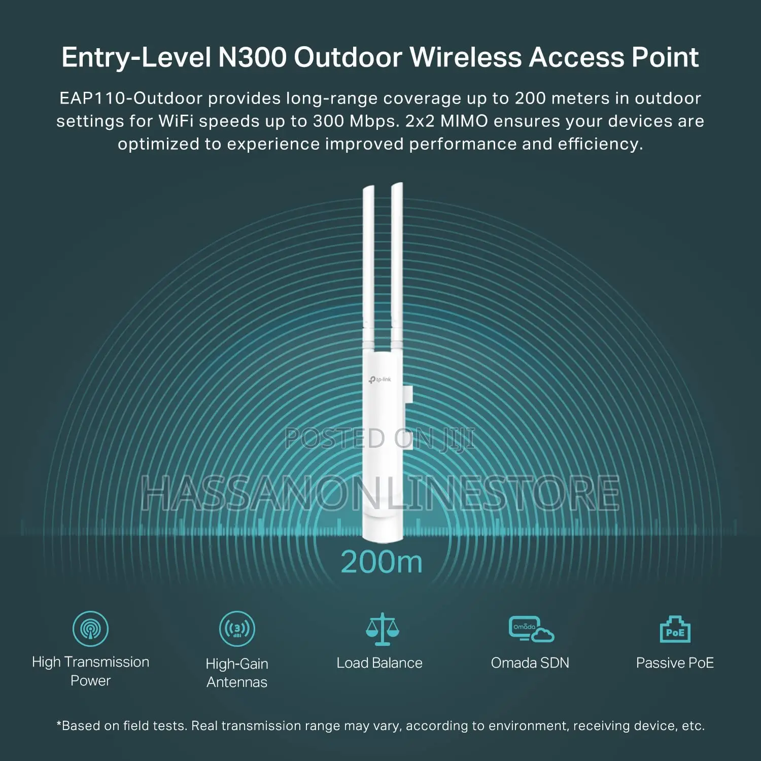 Tp Link N300 Wireless N Outdoor Access Point Eap 110