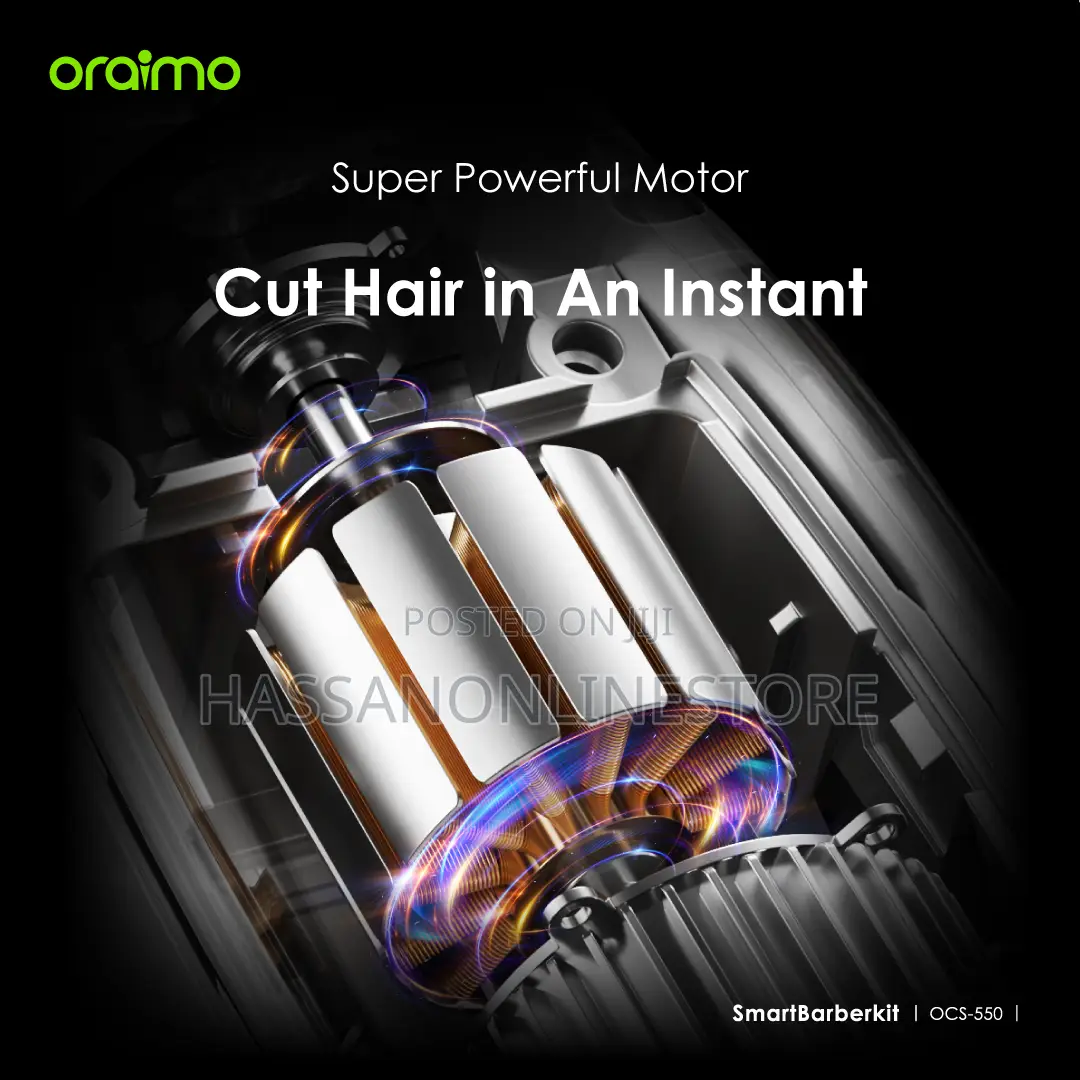 Oraimo Smart Barberkit Super Powerful Motor Barber Kit