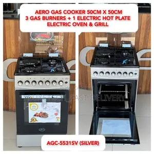 Aero Gas and Electric Cooker With Oven 50×50cm